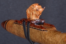 Teak Burl Native American Flute, Minor, Low F-4, #U3E (4)